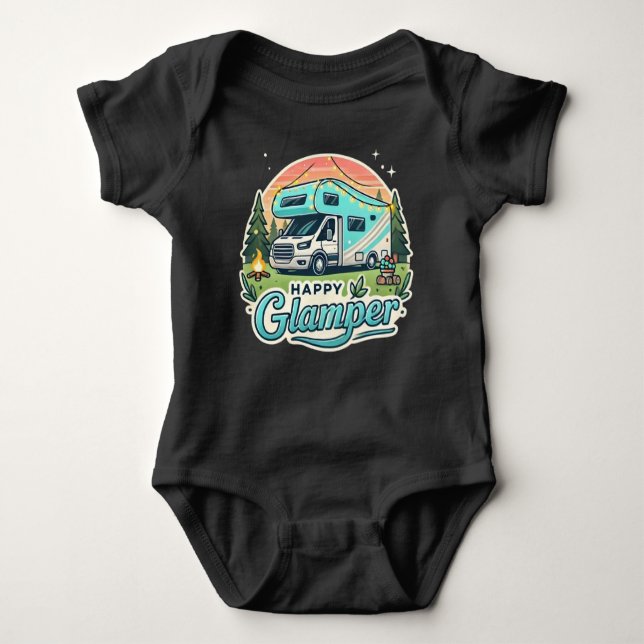Body Joyeux Glamper Adventure Baby Bodysuit (Devant)