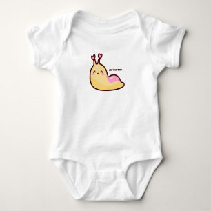 Body Joyeux mignon Slug Texte personnalisé