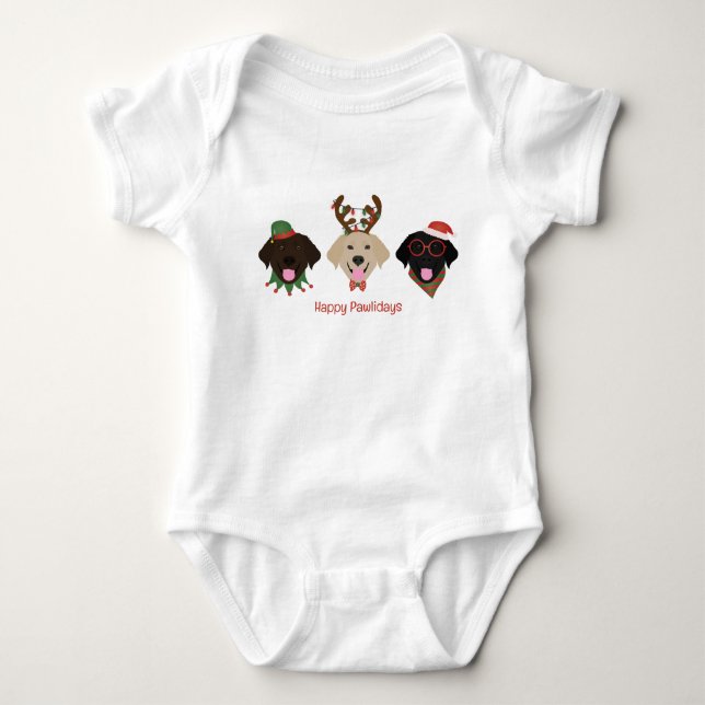 Body Joyeux Pawlidays Labrador Retriever Dogs (Devant)