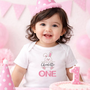 Body Joyeux Premier Anniversaire de la Petite Fille au 