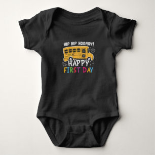 Body Joyeux Premier Jour de Rentrée Scolaire Cadeau pou