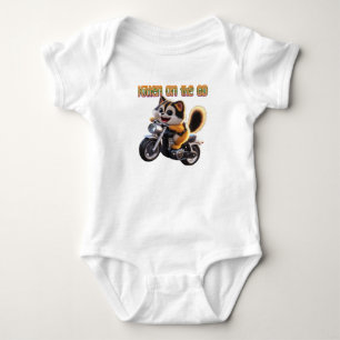 Body Joyeux voyage avec la moto de Kitten sourire