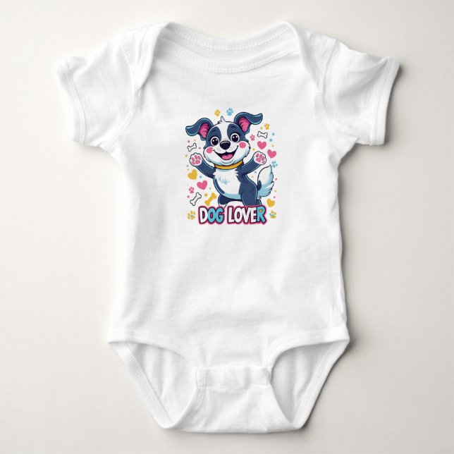 Body Joyful Pup : T-shirt parfait pour chien (Devant)