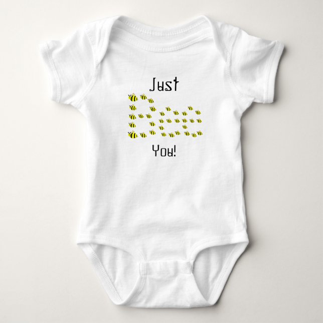 Body Juste Abeille Tu Mignonne Chemise Bumble Jaune (Devant)