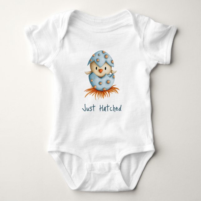 Body Juste Hatched Blue Bird Hatching Boy (Devant)