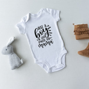 Body Juste un garçon en amour avec sa mère Baby Bodysui