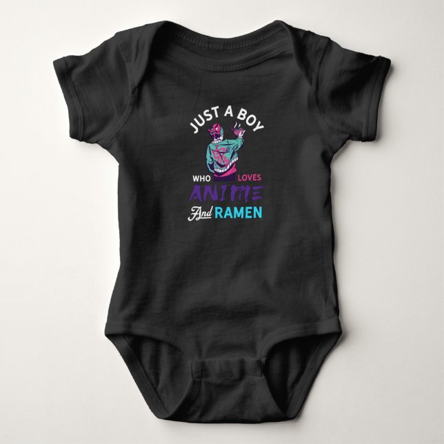 Body Juste un garçon qui aime l'anime et ramen, cadeau  (Devant)