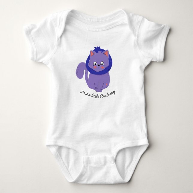 Body "juste un petit bleuet" Cat Blueberry One Piece (Devant)