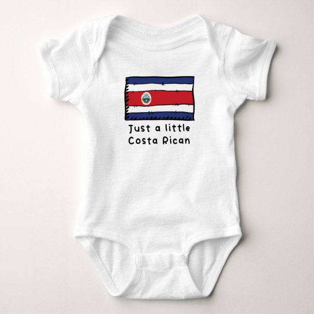 Body Juste Un Petit Costaricain Drôle Mignonne Costa Ri (Devant)