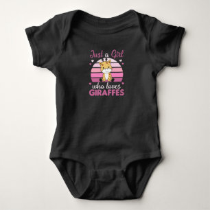 Body Juste Une Fille Qui Aime Les Giraffes - Mignonne G