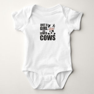 Body Juste Une Fille Qui Aime Les Vaches Vache Ferme Va
