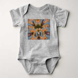 Body Kaleidoscope Giraffe Mandala : Safari Art Abstrait