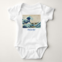 Katsushika Hokusai - La Grande vague au large de K
