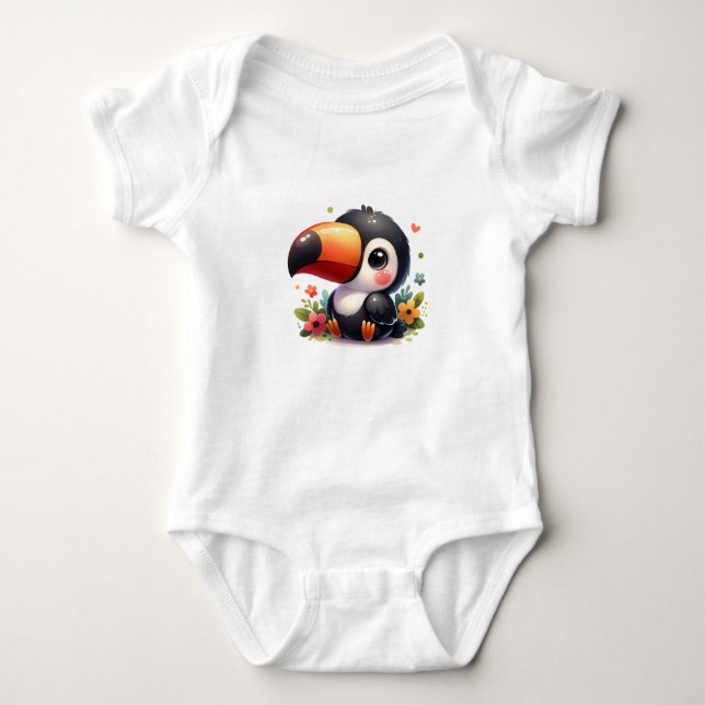 Body Kawaii Jungle Baby Toucan Art (Devant)