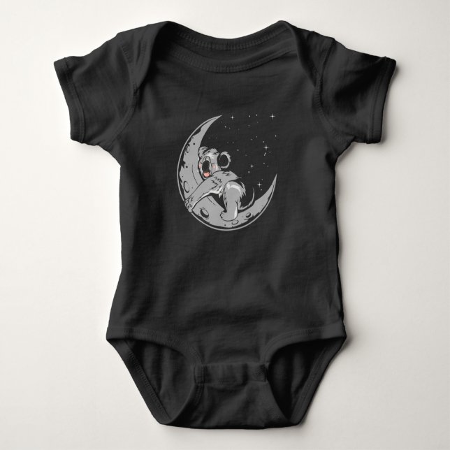 Body Kawaii Koala Cute Dormir sur la lune des animaux (Devant)