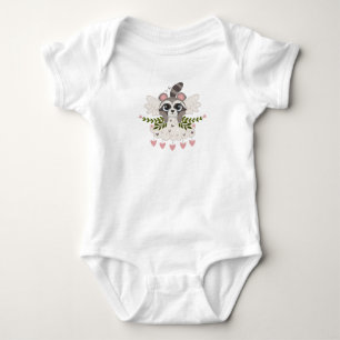 Body Kawaii Raccoon Girl pour la Saint Valentin