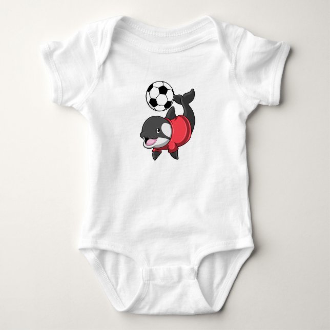 Body Killerwhale comme joueur de football avec Soccer (Devant)