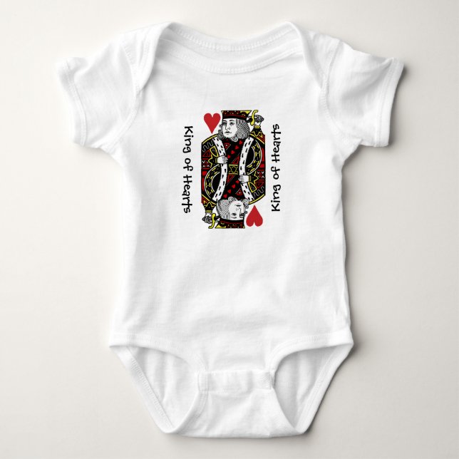 Body King of Hearts Design Vêtements pour bébés (Devant)