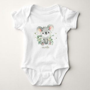 Body Koala Eucalyptus Verdure 1er Anniversaire 