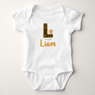 Body L est pour Liam (ou votre nom CUSTOM L) Lion Jungl