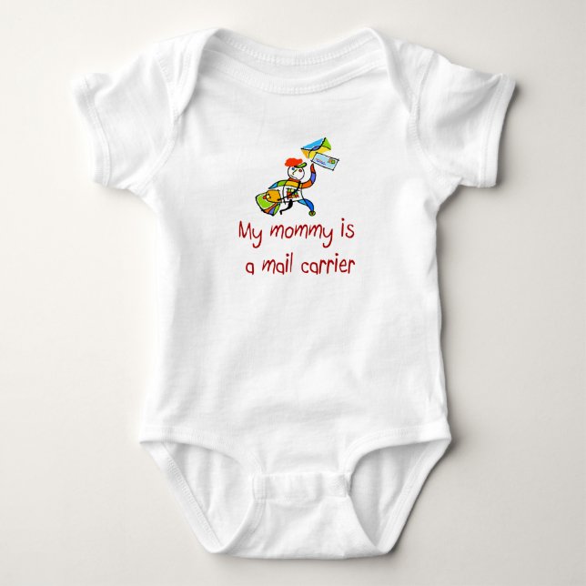 Body La maman est un T-shirt de bébé de transporteur de (Devant)