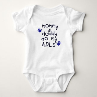 Body La maman et le papa font mon bébé bleu du