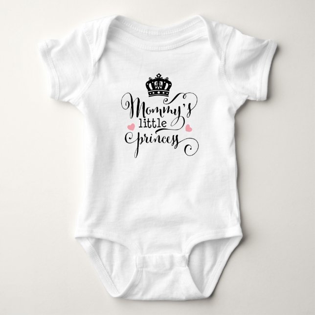 Body La petite princesse de maman un morceau pour bébé (Devant)