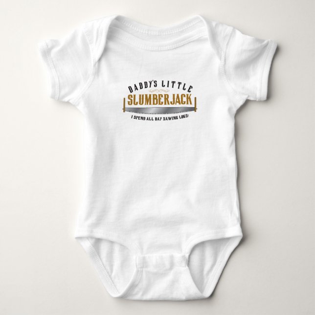 Body La tenue pour bébé Little Slumberjack de papa (Devant)