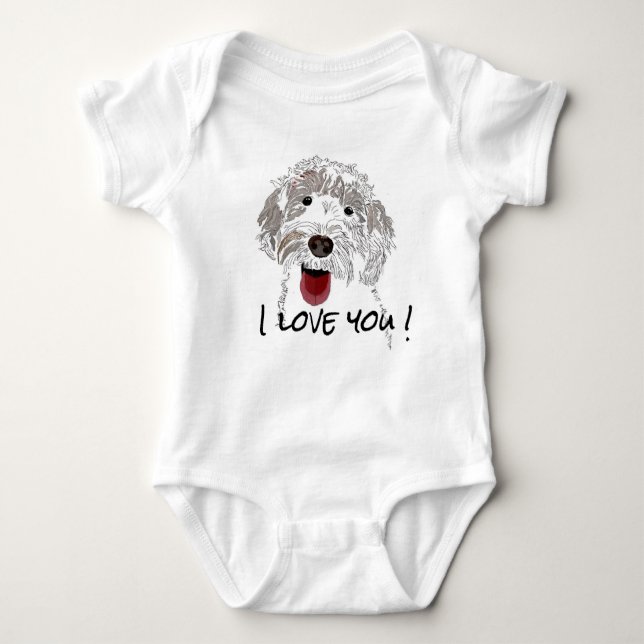 Body Labradoodle I Love You (Devant)
