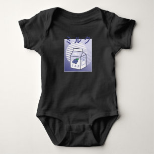 Body Lait de bleuet japonais rétro de vache Kawaii