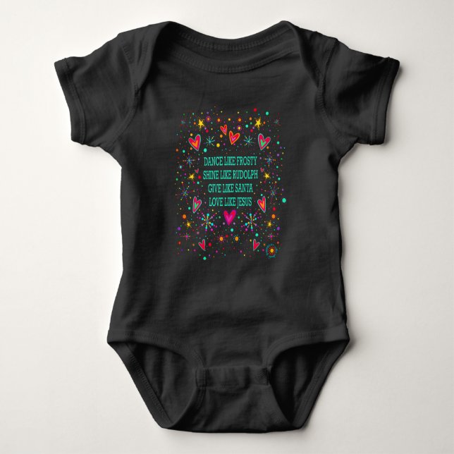 Body "L'amour comme Jésus" T-shirt Inspiriity (Devant)
