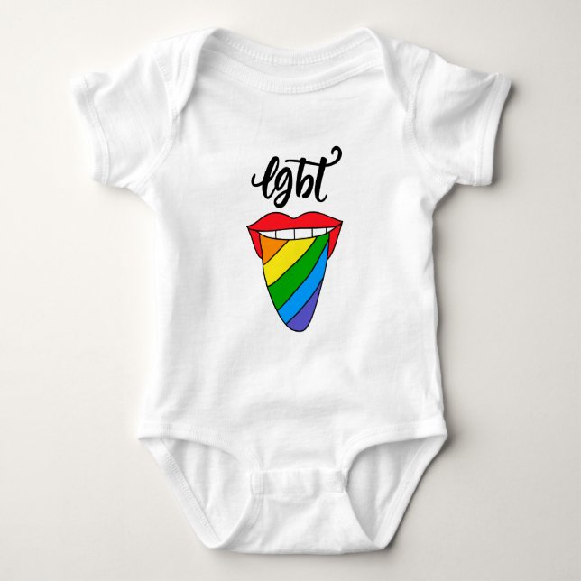 Body Langue arc-en-ciel LGBT (Devant)