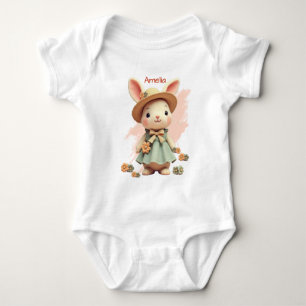 Body Lapin Avec Nom Typographie