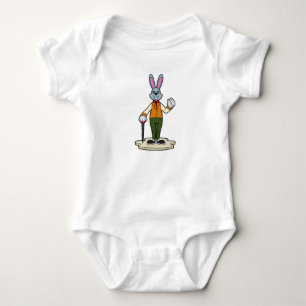 Body Lapin en gentleman avec canne