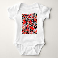 L'art populaire ukrainien motif floral abstact