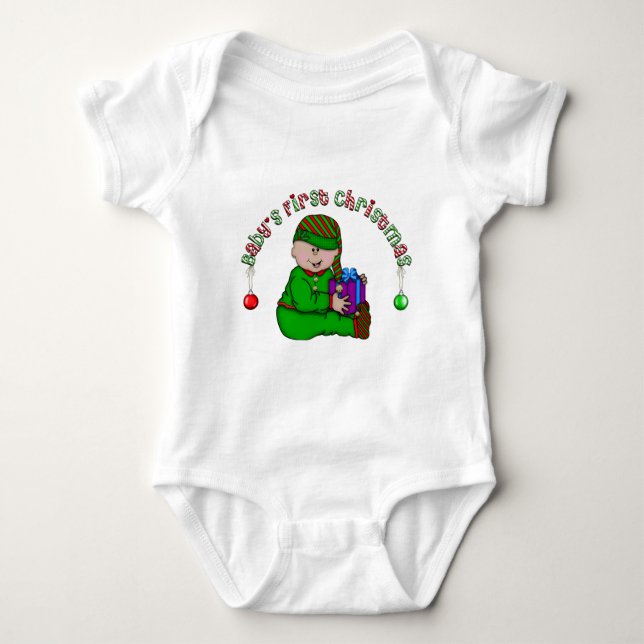 Body Latino Elf Baby 1er Noël (Devant)