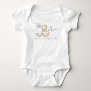 Body Le bébé nommé de monogramme de signification des