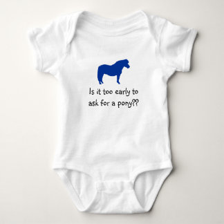 Body Le bébé veut le poney