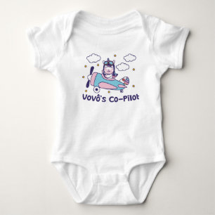 Body Le copilote de Vovô - Avion Licorne
