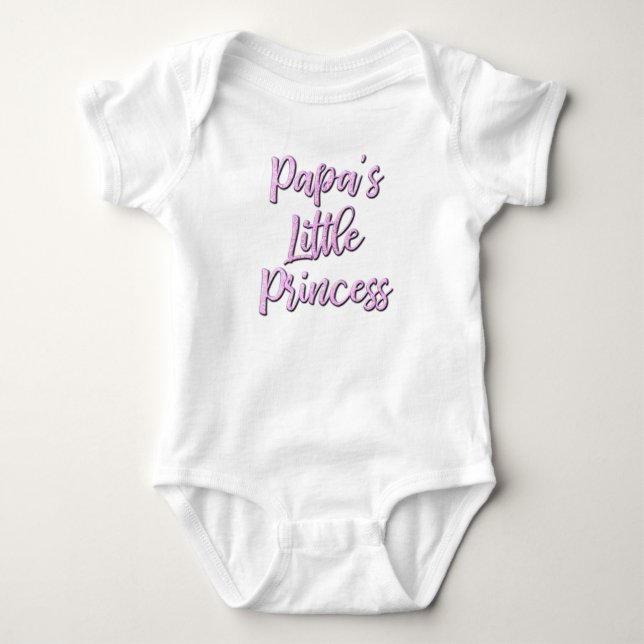 Body Le costume de la petite princesse de Papa pour béb (Devant)