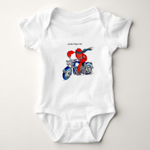 Body Le crabe roi de l'Alaska sur la moto
