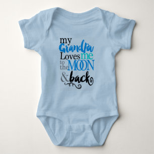 Body Le grand-papa adorable m'aime jusqu'à la lune -