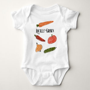 Body Le marché agricole de Retro Baby shower cultivé lo