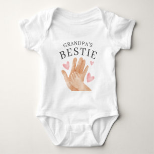 Body Le meilleur ami de papy cœur et mains mignons