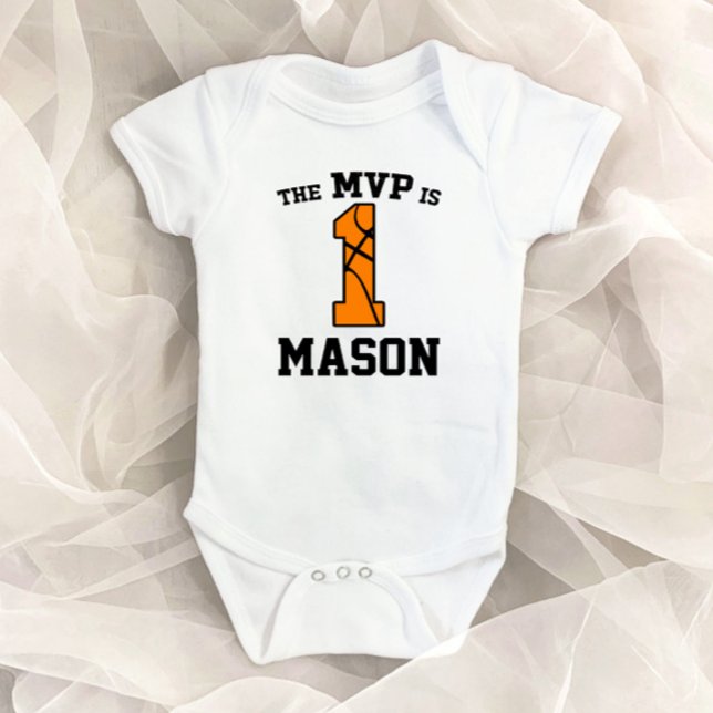 Body Le MVP est 1 Basketball Sports Premier 1er anniver (Créateur téléchargé)