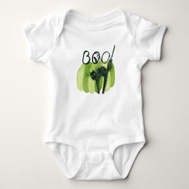 Body Le premier costume amusant d'Halloween pour bébé. (Devant)