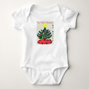 Body Le premier Noël de bébé Joie Arbre de Noël