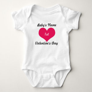 Body Le premier vêtement de la Saint Valentin du bébé