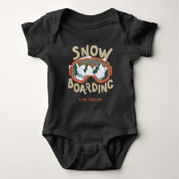 Le snowboard est ma thérapie Funny Mountain Winter