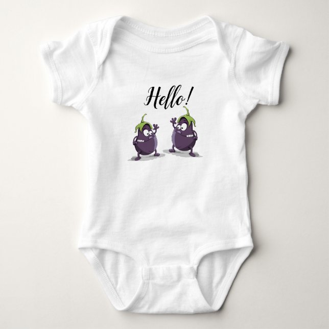 Body Le T-shirt bébé des deux plantes de la Clipart (Devant)